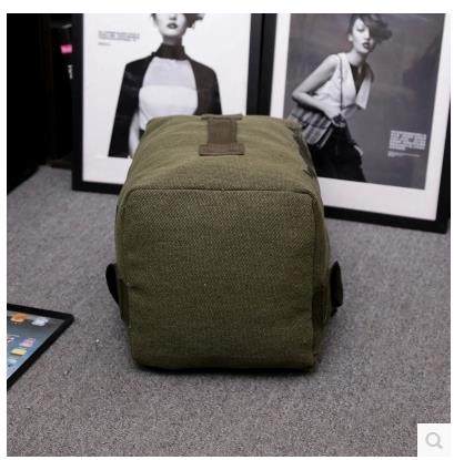 自由兵户外帆布大容量男包双肩背包 雷玛萨双肩背包