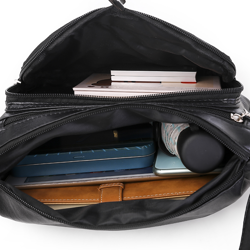 中老年人2020新款大容量单肩斜挎包 雷玛萨女士包袋