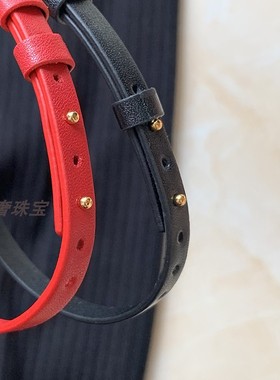 锁骨链穿字母转运珠choker颈链