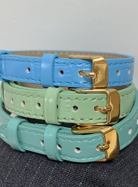 直播热卖竹节纹皮表带穿八宝罗盘