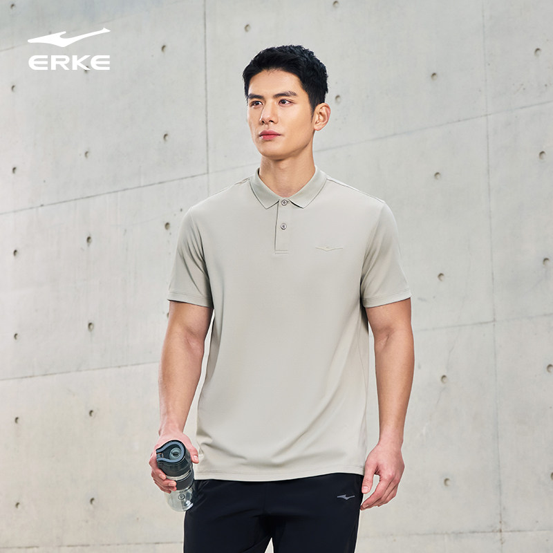 鸿星尔克polo衫男款夏季新款男士冰丝速干衣运动爸爸翻领短袖t恤,淘宝优惠券,粉丝福利购,淘宝优惠卷
