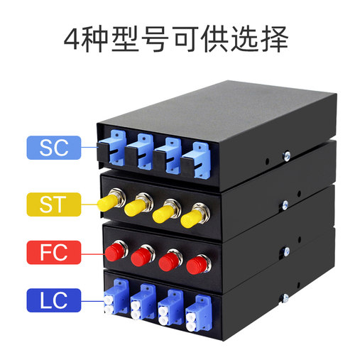 定制电信级满配光纤终端盒4/8/12/24/48/96/144/288芯口SC/LC/FC/ST单多模千万兆光缆熔接纤接线盒加厚配线架 - 图3