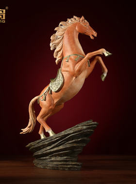 北将全铜马摆件办公室新中式礼品