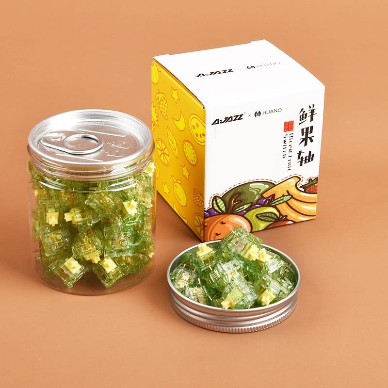 黑爵鲜果轴蜜桃香蕉蓝莓轴体45颗客制化机械键盘ac067配件DIY - 图0