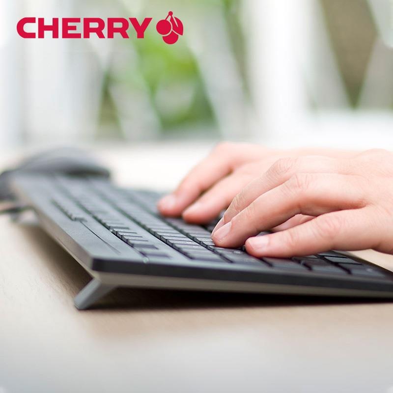 CHERRY樱桃STREAM有线静音键盘usb办公码字台式笔记本通用游戏-图2