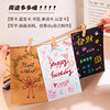 250g small card blank postcard blank card stamp card paper set card host line hand card blank card hard paper white hand-painted painting bookmark greeting card paper Dutch white cardboard