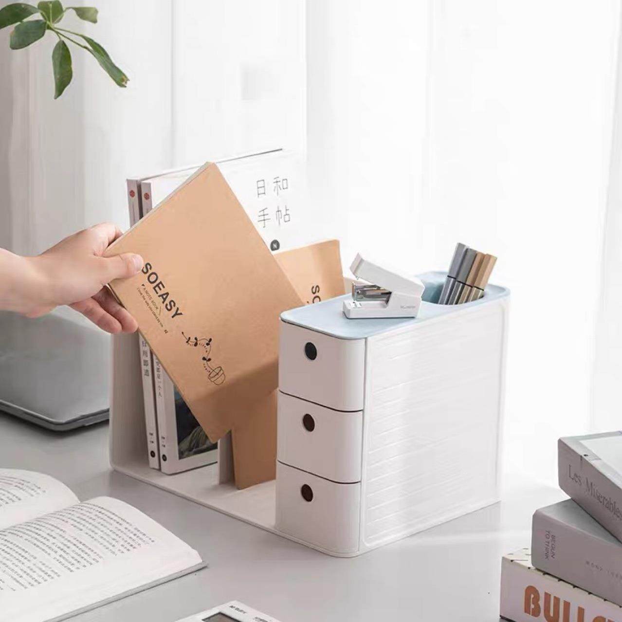 新款直销书架桌面多层简易学生书柜儿童文件资料整理架 办公桌收,淘宝优惠券,粉丝福利购,淘宝优惠卷