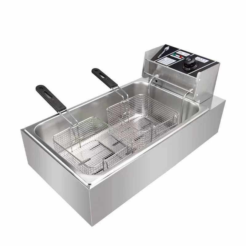 新款直销黑钢电炸炉油炸锅加长大功率炸鸡油条串串加厚钨钢黑钛小,淘宝优惠券,粉丝福利购,淘宝优惠卷