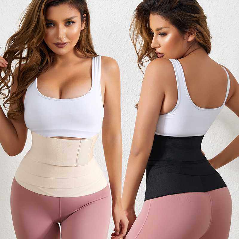 新款直销魔术贴弹力缠绕收腹带腰封束腰带训练器女士运动收腰带瘦,淘宝优惠券,粉丝福利购,淘宝优惠卷