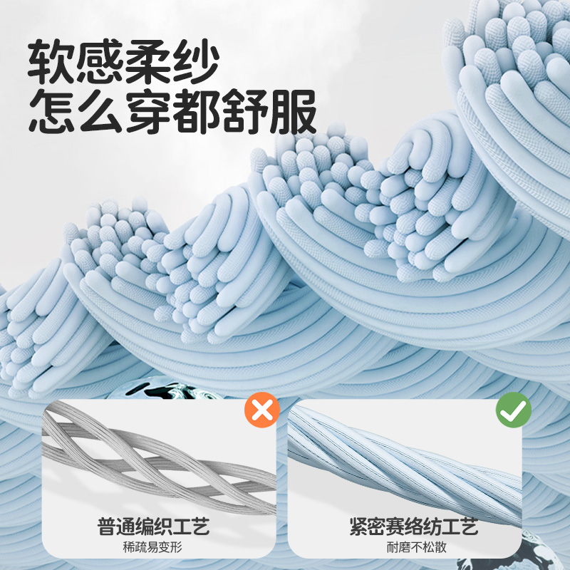 良良婴儿纱布睡袋春夏薄款宝宝防踢被中大童竹棉睡袋婴儿分腿睡袋