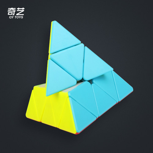 金字塔魔方透明三角型异形三阶三角形初学者比赛专用儿童益智玩具 - 图2