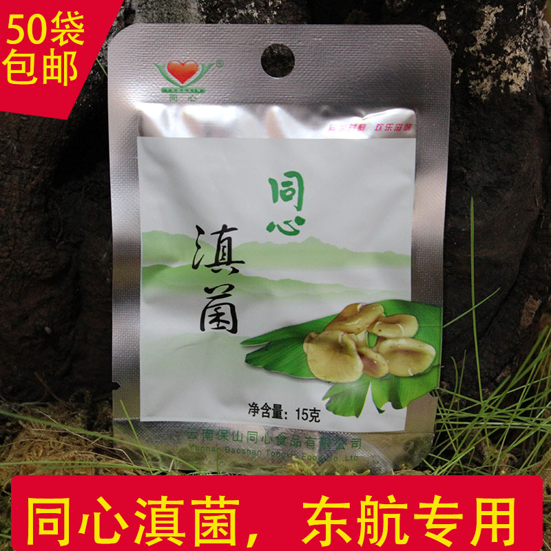 云南特产保山同心食用菌东航飞机油炸子袋750g即食蘑菇油鸡枞香菇 - 图1