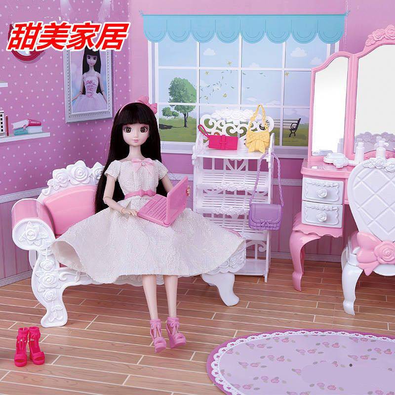 20新款婚纱芭比公主沙发化妆台娃娃 宇汐母婴娃娃/配件