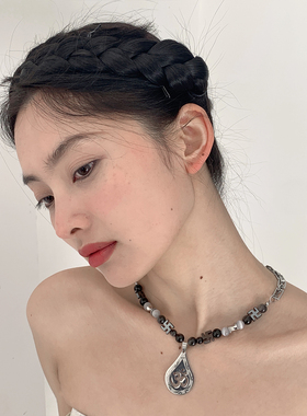 后摇中式摇滚项链男女可带钛钢