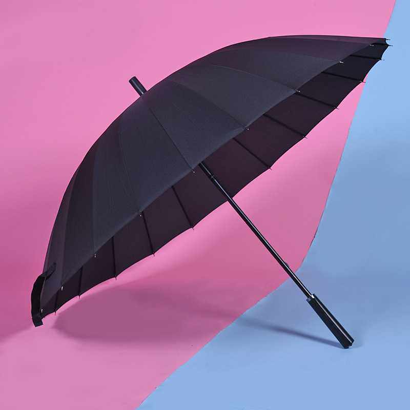 新款直销24骨长柄雨伞 户外男士加大直杆伞商务礼品广告伞定 制8,淘宝优惠券,粉丝福利购,淘宝优惠卷