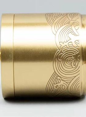 新款直销黄铜车载烟灰缸车用家居办公室摆件祥云带盖中式全铜铜艺