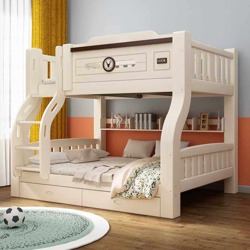 新款直销喜挚实木上下床成人两层床高低床子母床上下铺床儿童双层,淘宝优惠券,粉丝福利购,淘宝优惠卷