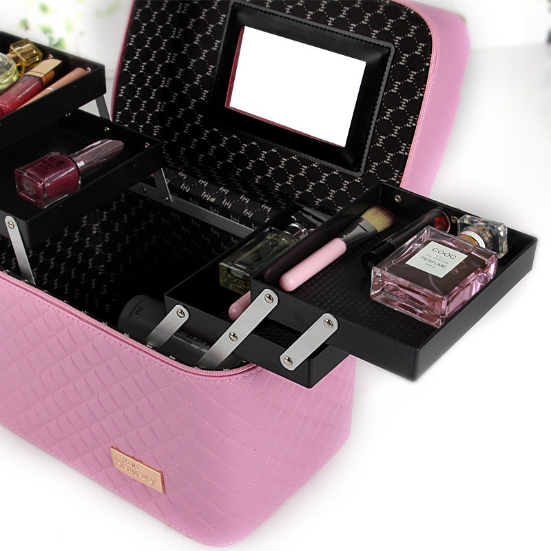 ins潮小香风可爱日系韩国化妆箱 卡万罗女士包袋