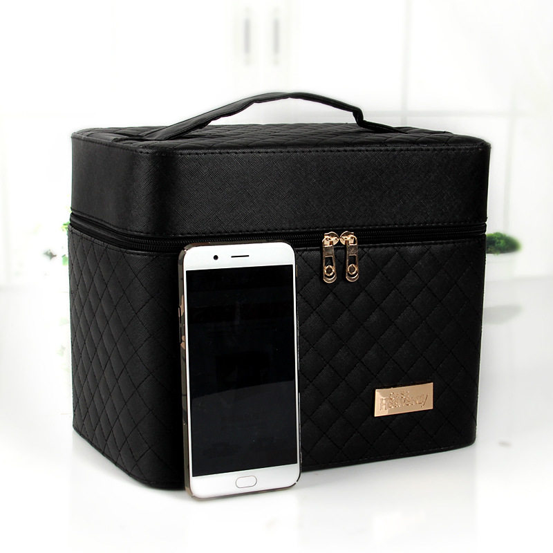 ins潮小香风可爱日系韩国化妆箱 卡万罗女士包袋