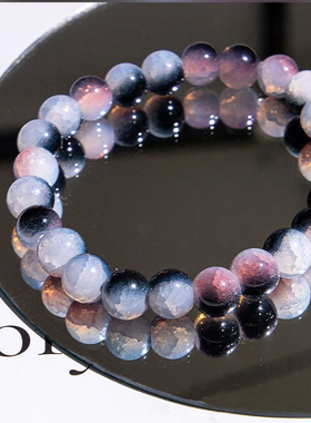 琉璃手串女高颜值国风新中式多巴胺闺蜜一对少女心花间物语手链in