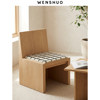 WENSHUO plaid tufted anti-slip chair cushion to prevent cold