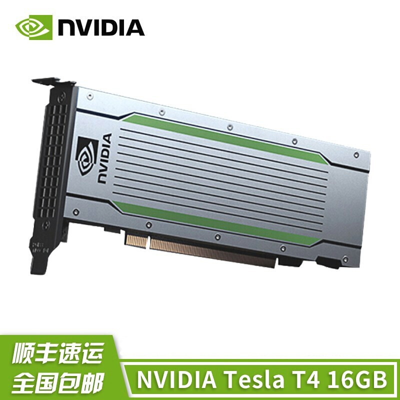 NVIDIA Tesla T4 16G GPU计算图形显卡AI深度学习人工智能运算卡-图0