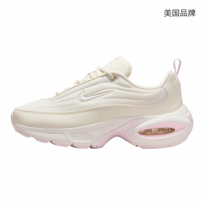 【自营】Nike耐克女子百搭休闲气垫厚底缓震运动跑步鞋HF3053-111,淘宝优惠券,粉丝福利购,淘宝优惠卷