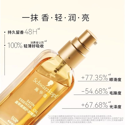 【自营】施华蔻护发精油沐光瓶防干枯毛躁烫染修护柔顺护发精油女 - 图1