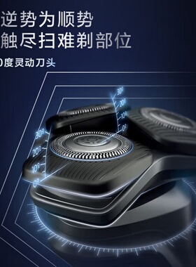【自营】Philips/飞利浦电动剃须刀旋护5系S5835双层刀片干湿双剃
