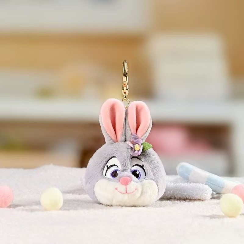 【自营】朱迪尼克包包挂件迪士尼疯狂动物城毛绒玩偶钥匙扣礼物,淘宝优惠券,粉丝福利购,淘宝优惠卷