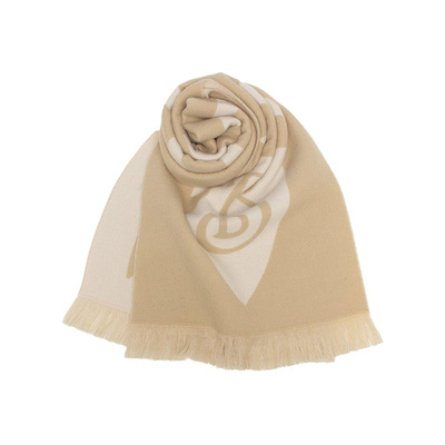 【自营】BURBERRY/博柏利 字母logo羊毛时尚保暖绒线围巾 8109562