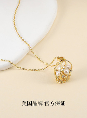 Idokawa菜篮子珍珠项链2025新款