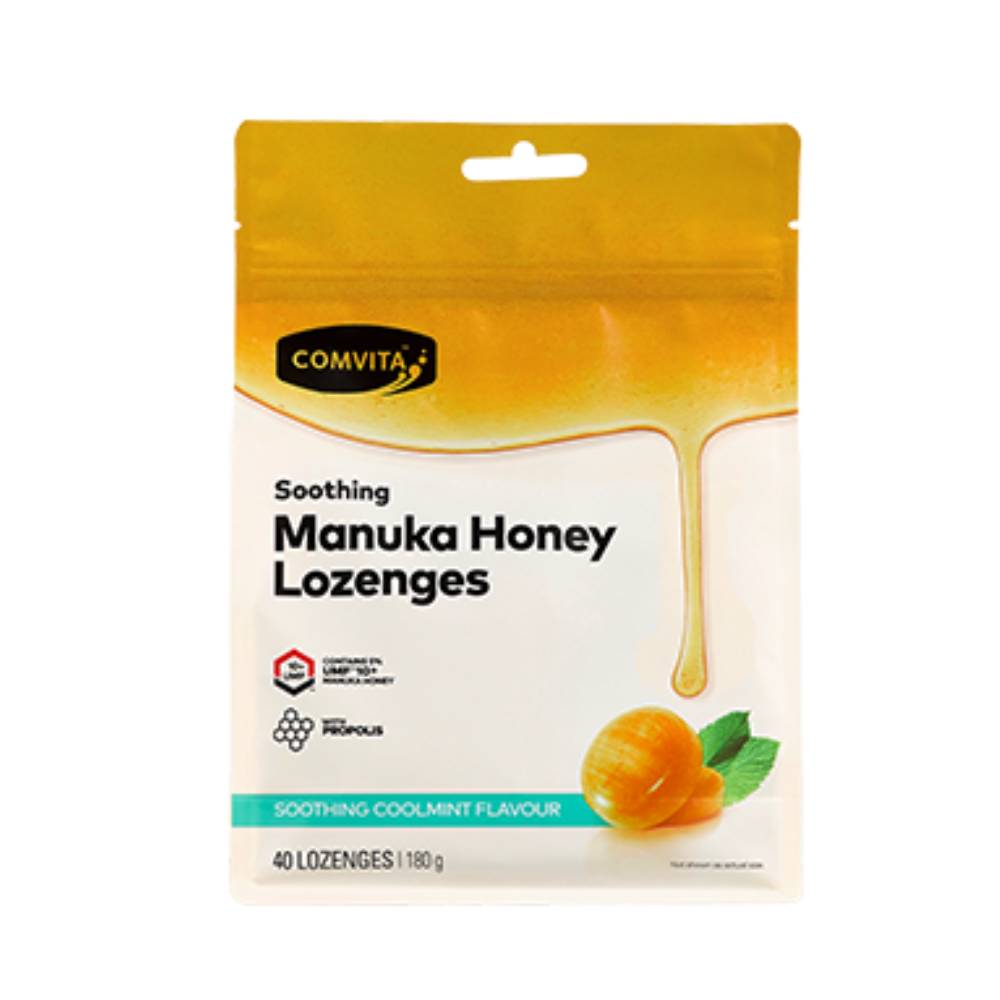 【自营】康维他麦卢卡UMF10+蜂蜜蜂胶糖果40粒零食喜糖糖果润喉糖