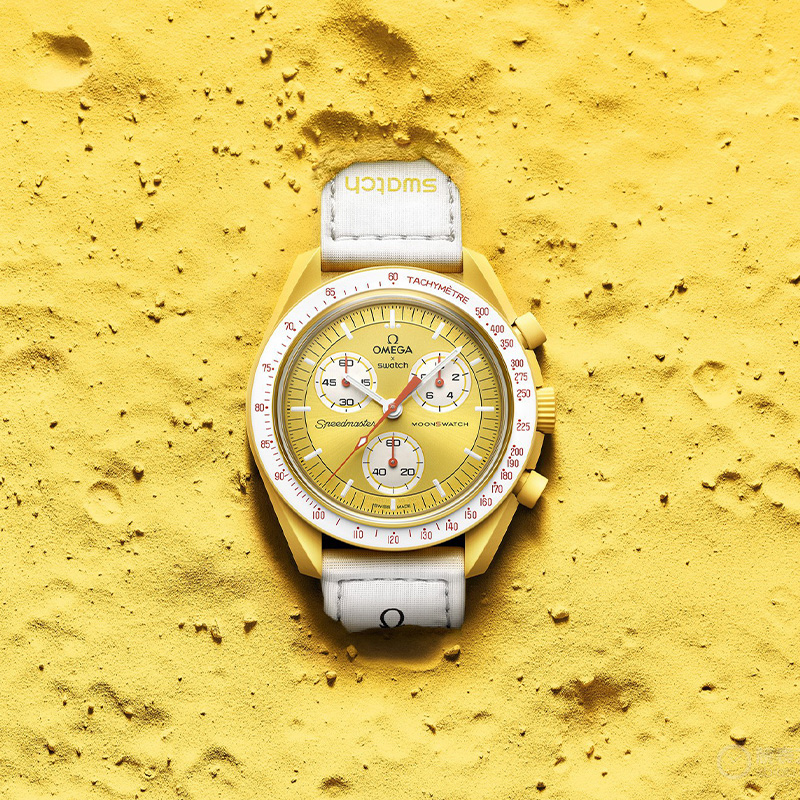 Second-hand brand new unused Swatch Omega co-branded solar men's watch quartz watch gift