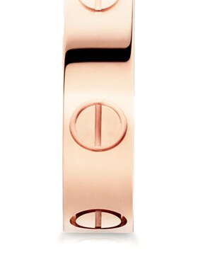 【自营】中古99新 Cartier/卡地亚 LOVE戒指 18K玫瑰金 窄版