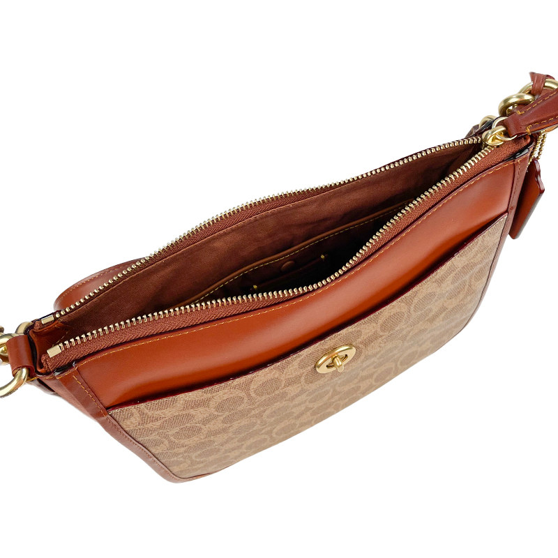 【自营】coach女士秋chaise单肩包 天猫国际自营时尚范女士包袋