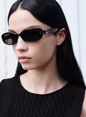 【自营】Dior迪奥墨镜时尚太阳镜酷感辣妹美式女墨镜OBLIQUE B1I