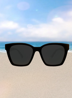 【自营】YSL/圣罗兰男女同款墨镜大框黑框太阳眼镜亚版眼镜M171F