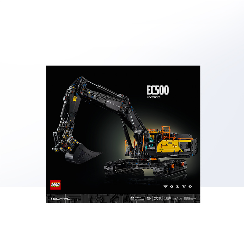 【自营】乐高42215沃尔沃EC500混动挖掘机儿童玩具积木礼物 - 图1