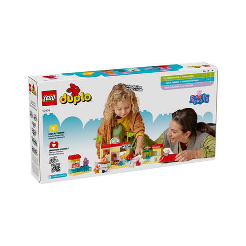 【自营】LEGO乐高得宝10434小猪佩奇超市购物之旅拼搭积木玩具 - 图3