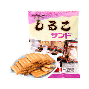 【自营】盒马同款 进口 松永 北海道红豆饼干(小袋)105g 零食夹心