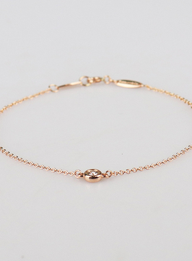 【自营】中古95新TIFFANY(蒂芙尼)BY THE YARD 手链750玫瑰金