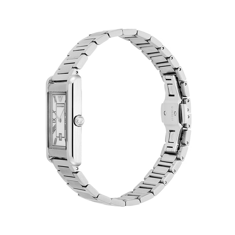 Armani Armani watch men's silver square business simple temperament quartz AR11664