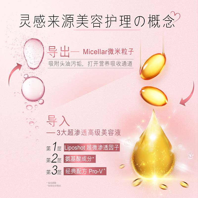 天猫国际进口超市日本潘婷Pantene沙发奇迹水Miracles修复氨基酸洗发水3款可选固色1