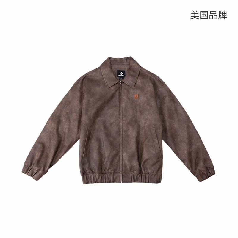 【自营】Converse匡威男女皮棉服运动休闲保暖夹克外套UCJ413-GC5,淘宝优惠券,粉丝福利购,淘宝优惠卷