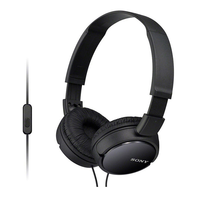 【自营】Sony/索尼 MDR-ZX110AP头戴式耳机有线带麦手机电脑游戏-图0