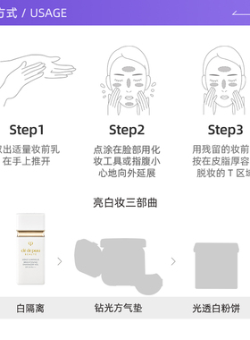 【自营】CPB/肌肤之钥CPB/肌肤之钥光透白隔离妆前乳30ml