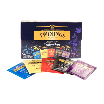 【自营】Twinings川宁英国进口茶叶红茶精选5口味40g红茶包袋泡茶