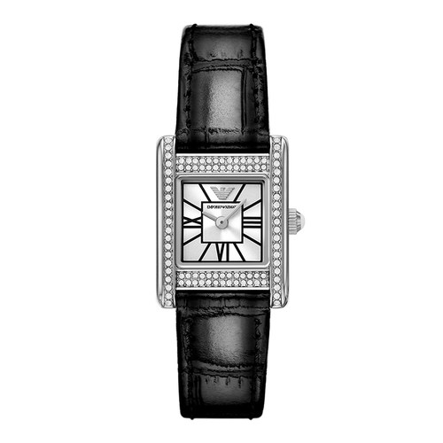 【自营】Armani阿玛尼手表满天星小方表复古优雅女表AR11660方形 - 图1