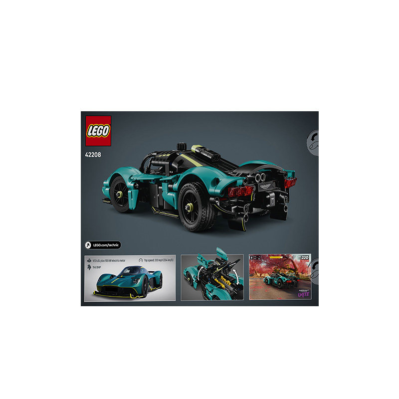 【自营】乐高42208阿斯顿·马丁Valkyrie机械组系列拼搭积木玩具 - 图3
